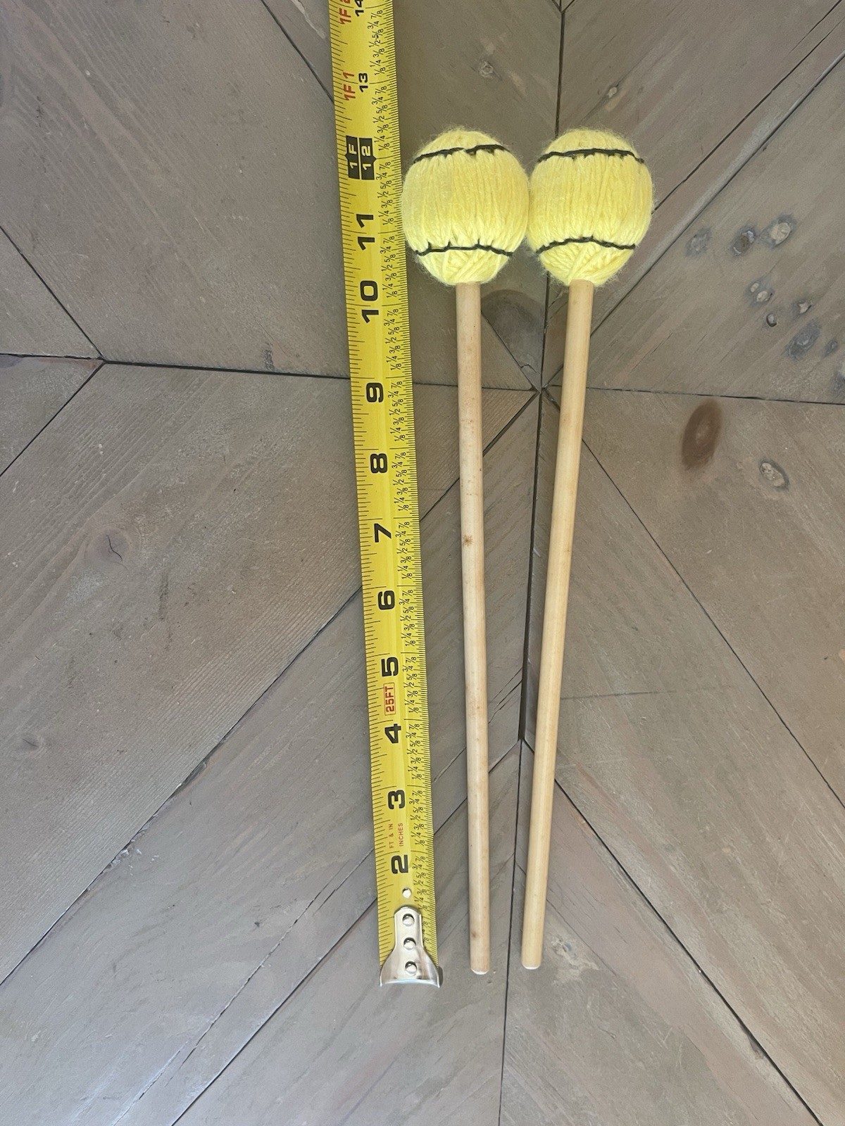 Custom Made Jazz Mallets Rattan Shafts