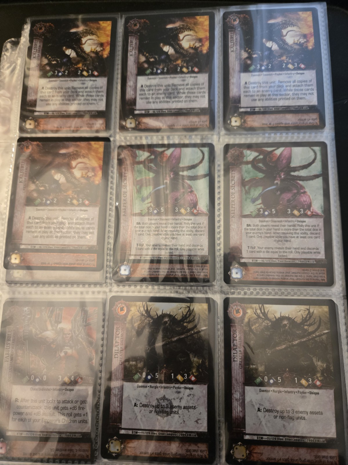 WH40K Dark Millennium CCG Horus Heresy Pick your singles