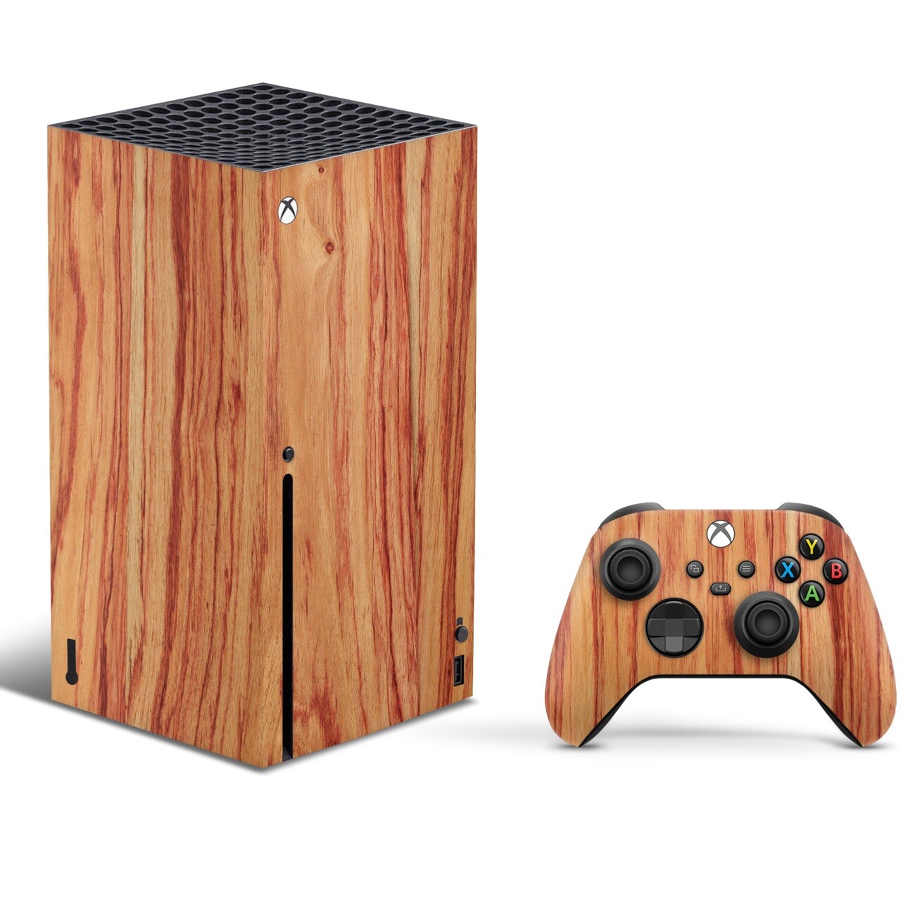 Xbox Series X Console Skin Vinyl Decal Hardwood