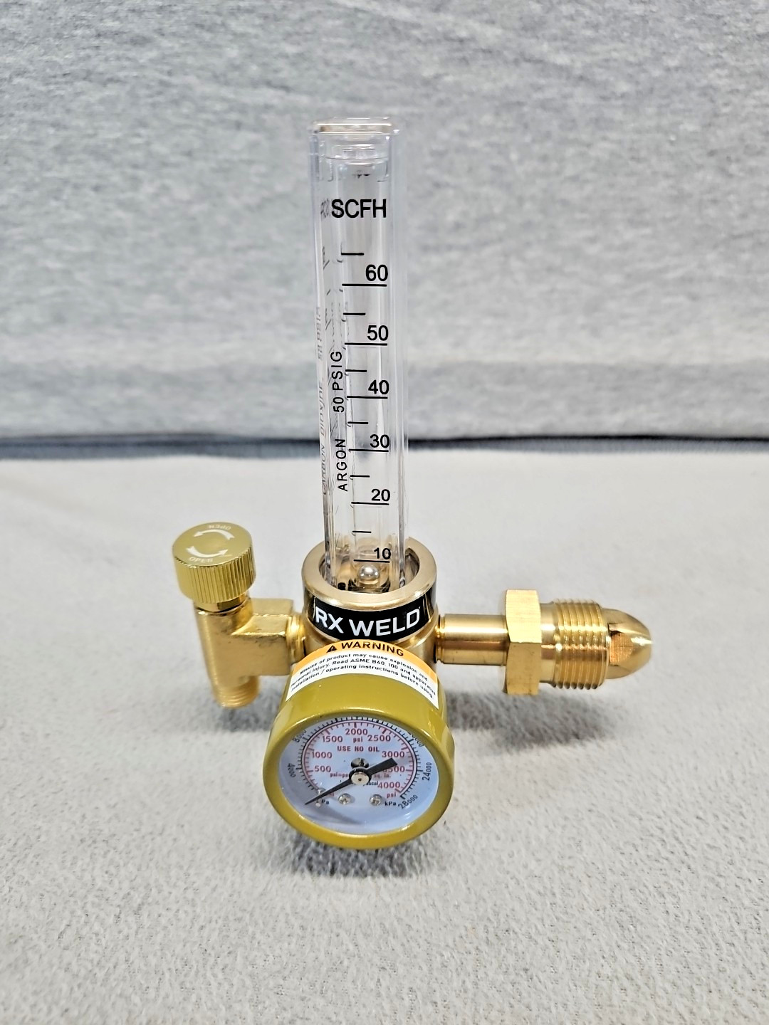 RX Weld Argon C02 Flowmeter New (1s8)