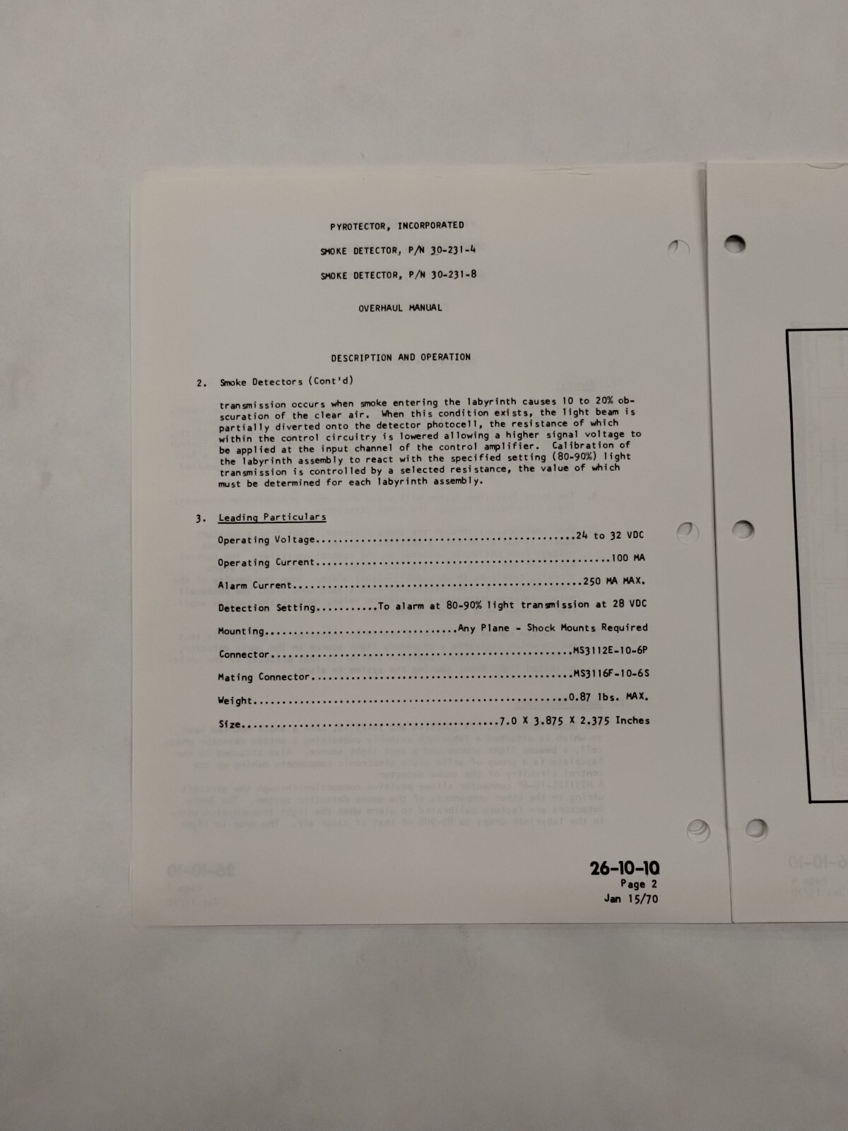 Pyrotector Incorporated Smoke Detector Overhaul Manual-Original