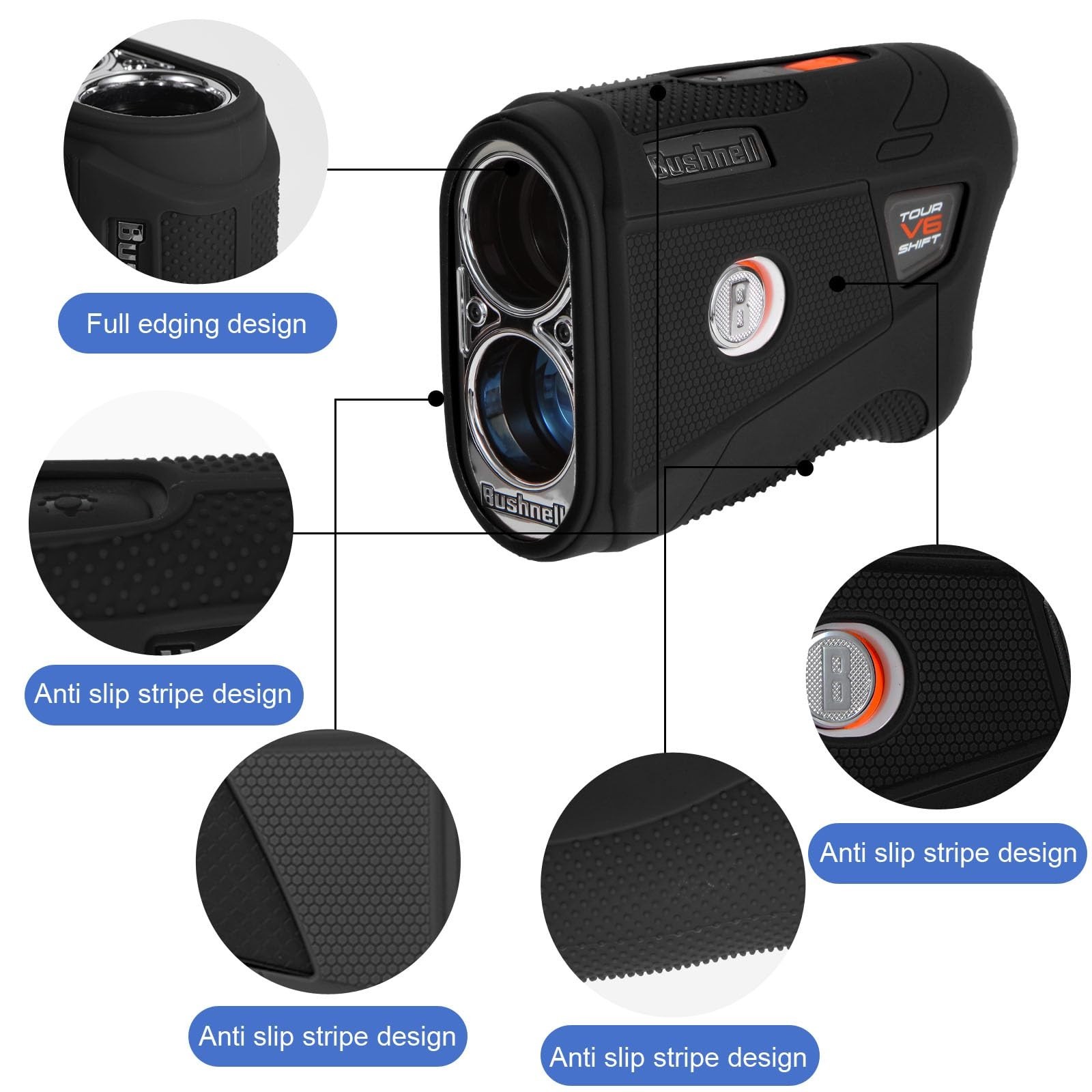 Silicone Case Compatible with Bushnell V6 and Bushnell V6 Shift Golf Rangefin...