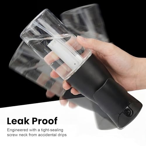 Spray Bottles 250ml/8.5oz 2 Pack Continuous Spray Bottle for Black B-black 2PCS