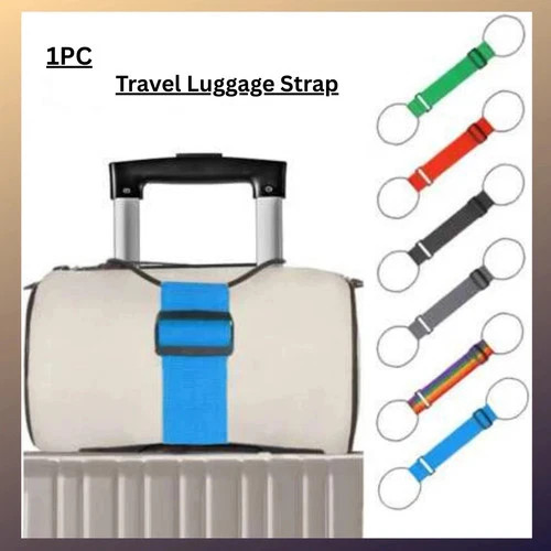 Adjustable Strong Extra Safety Travel Suitcase Luggage Baggage Straps Tie Belt