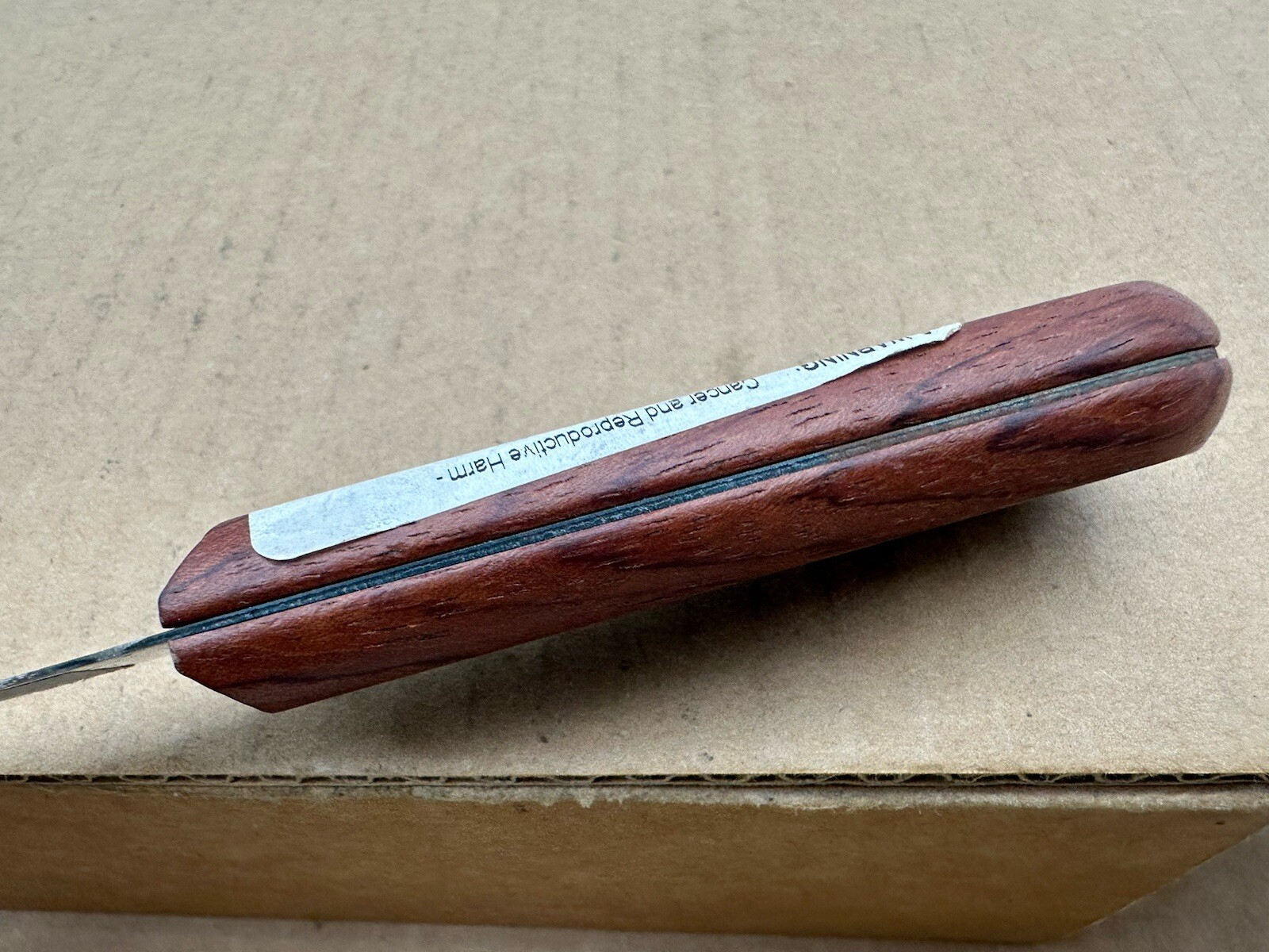 Marshalltown - Chisel Putty Knife - Rosewood Handle - 3/4” Very Nice Shape