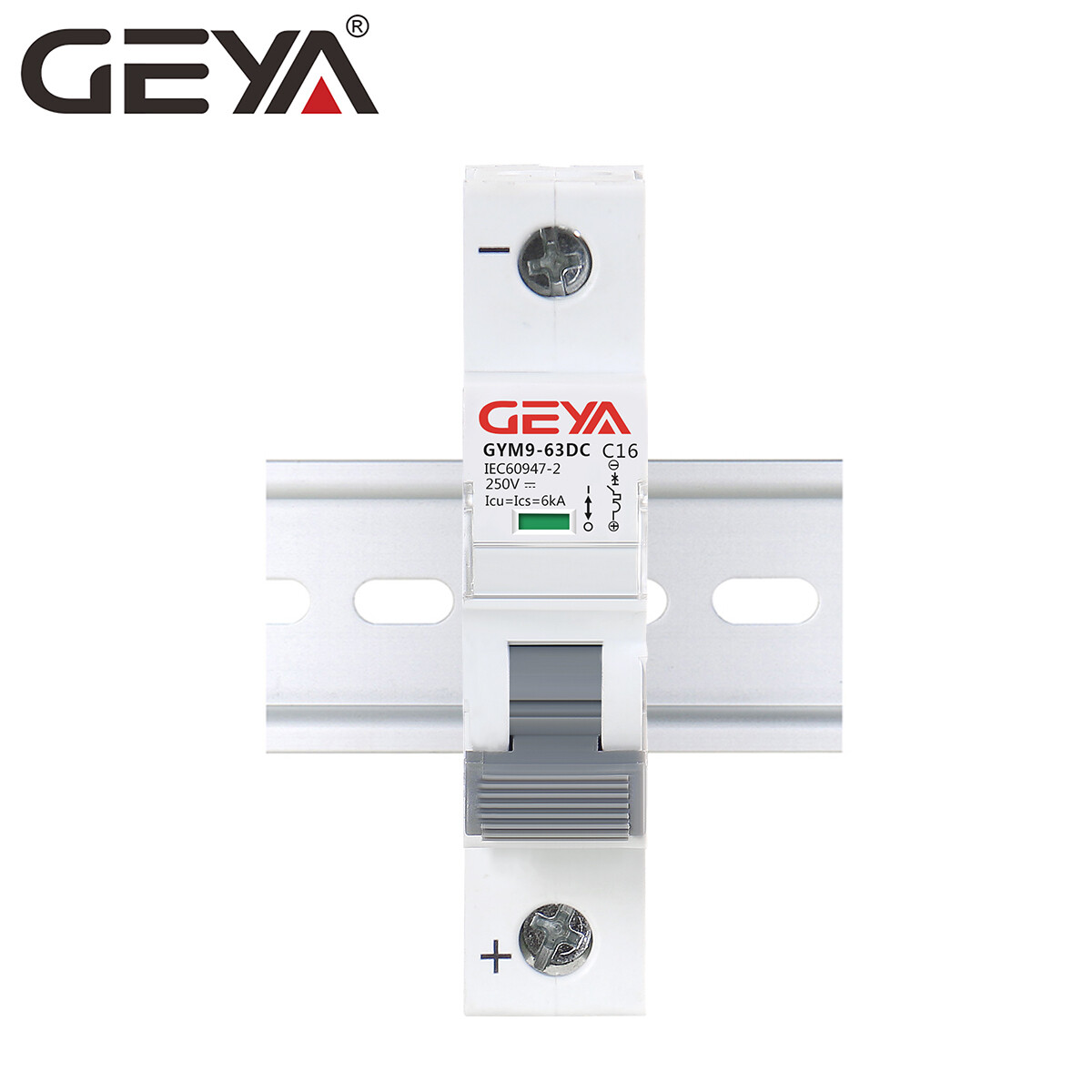 GEYA Solar DC Mini Circuit Breaker 1P MCB 6 10 16 25 32 40 50 63 80 100 125Amp