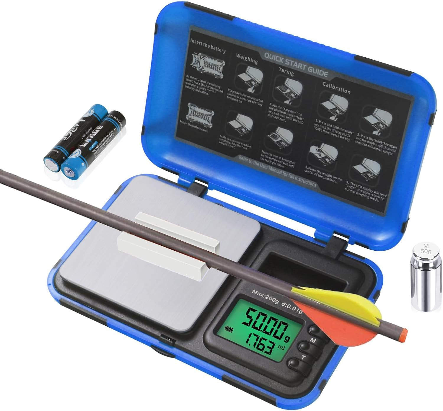 Archery Scale Arrow Scale Dual Unit and HD Display LCD Digital Pocket Arrows Sca