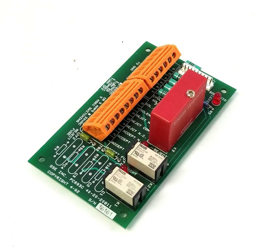 GSE 40-20-20811 Process Monitor Sub Board PC693C