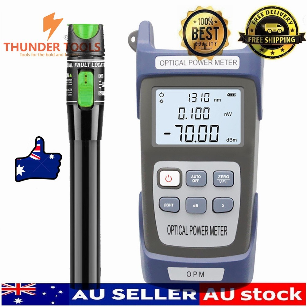 Thunder Tools Portable Lightweight Optical Power Meter Visual Fault