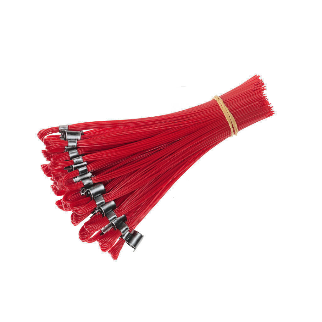 Stake Chaser Red 6 Inch Marking Flags for Survey, Landscaping, Trails 1000-Count
