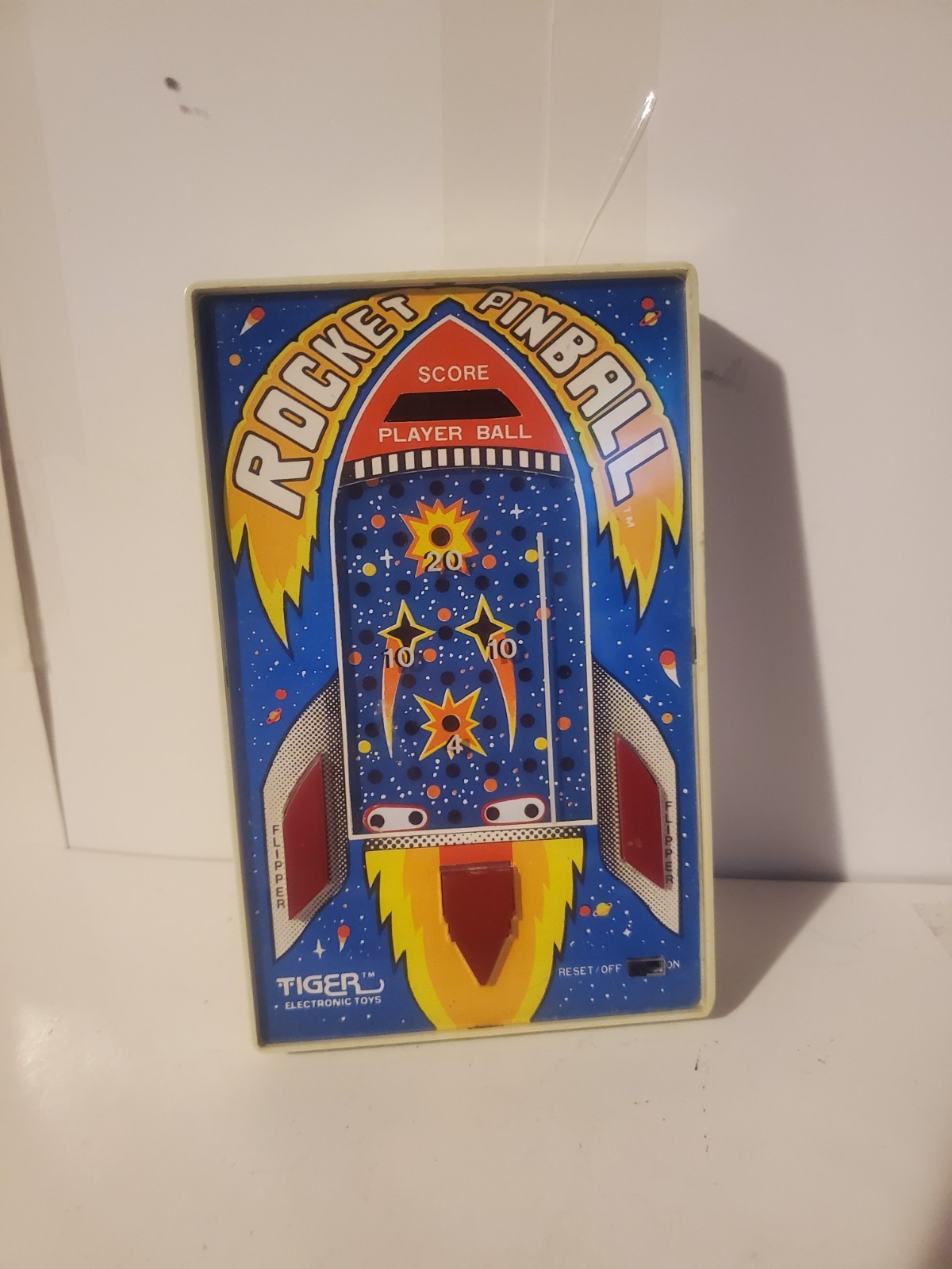 Tiger Rocket Pinball Handheld Electronic Game Model 7-460 – Vintage 1980s – For