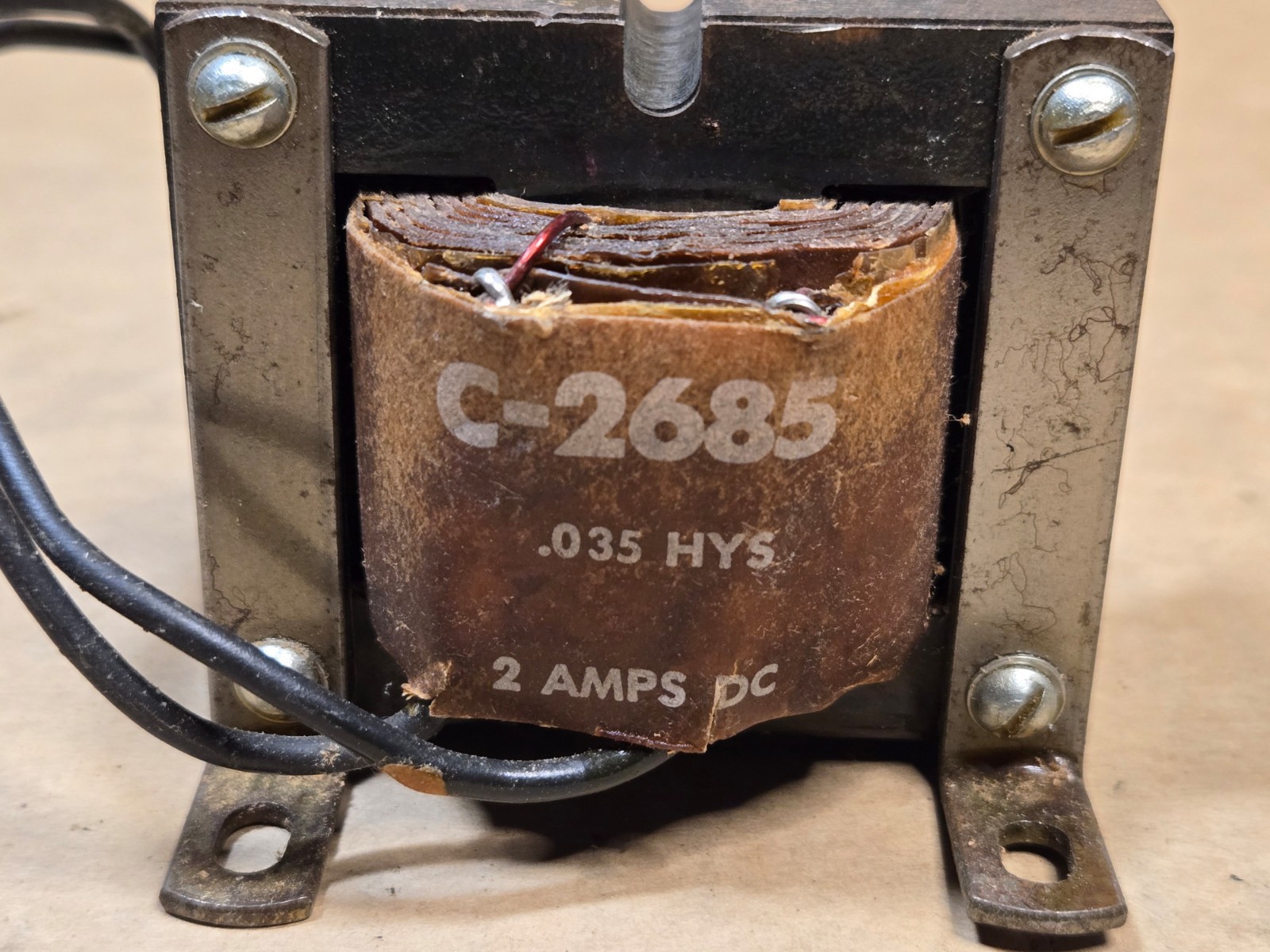 STANCOR C-2685 Transformer 2 AMPS DC - Untested