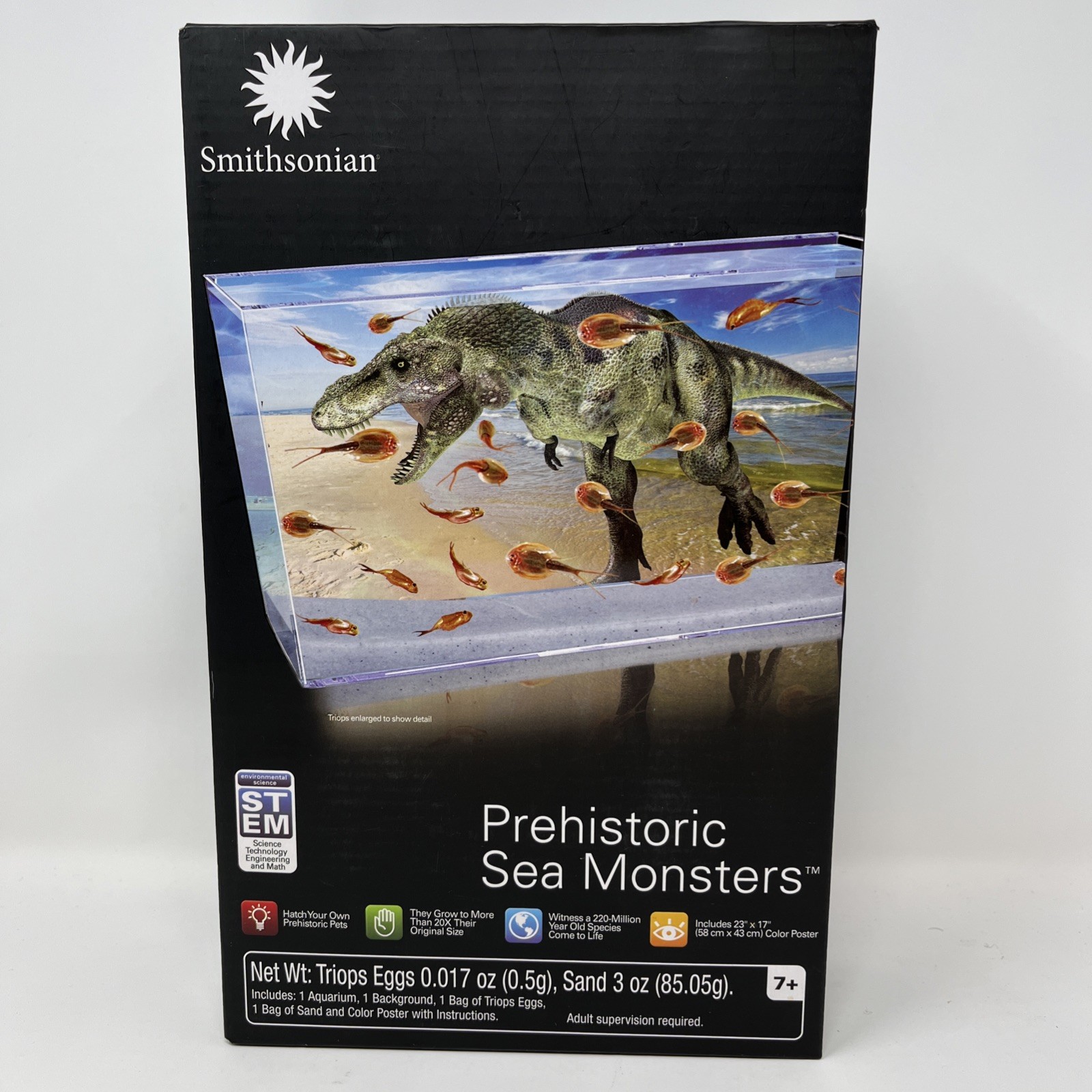 Smithsonian Prehistoric Sea Monsters! Grow Your Own Monsters! (OPEN BOX) *READ
