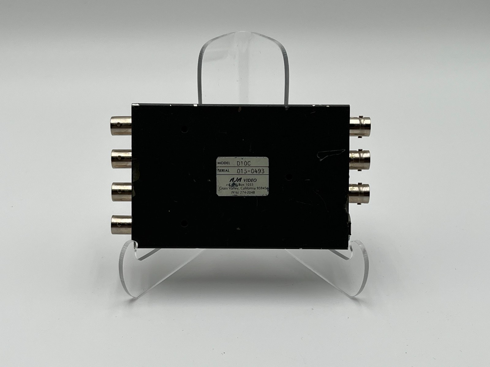 AJA D10C Serial Digital to Analog Video Converter, Untested, Alt Power Input