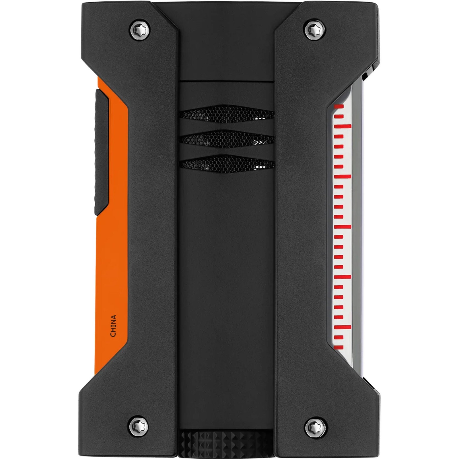 S.T. Dupont Lighter Defi Extreme Matte Black Finish and Fluorescent Orange 21419