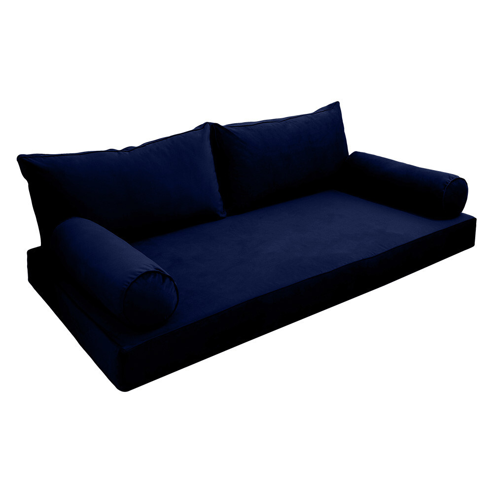 COVER ONLY Model V2 TwinXL Velvet Same Pipe Indoor Daybed Mattress Cushion AD373