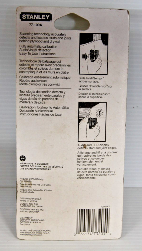 Stanley INTELLISENSOR Stud and Joist Locator (77-100A) IntelliTools Tools