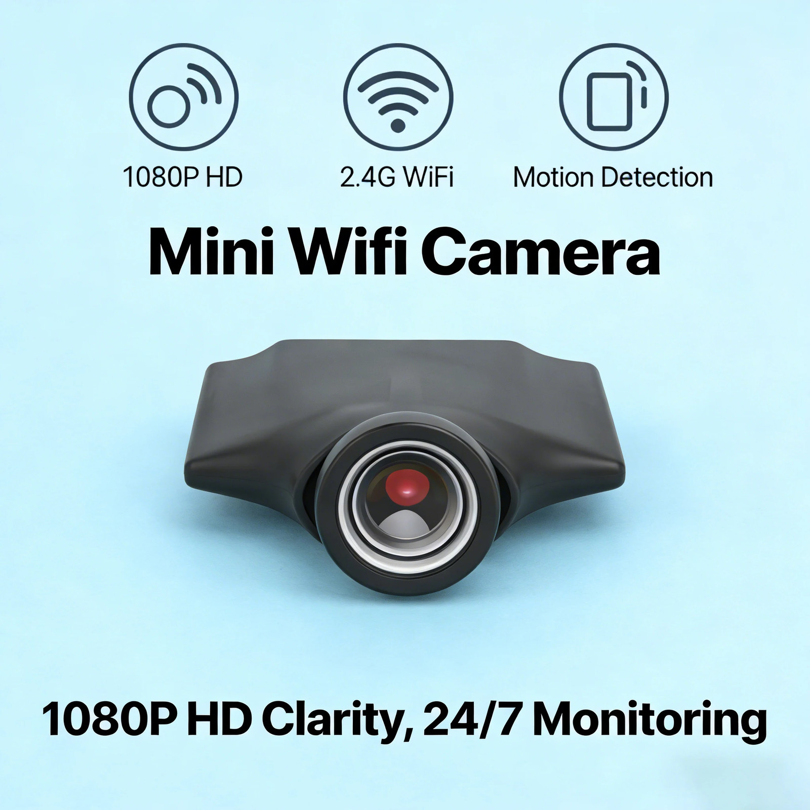 1080P HD Mini WiFi Camera Module Video Recorder Motion Detection Security