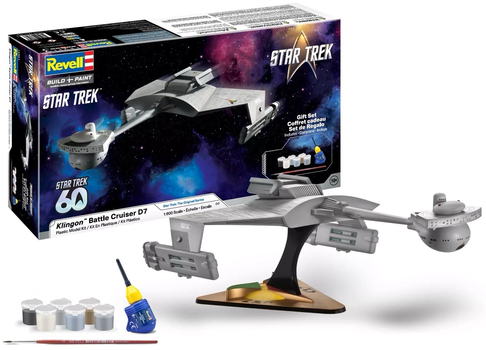 1/600 Revell #13601 Star Trek Klingon Battle Cruiser D7