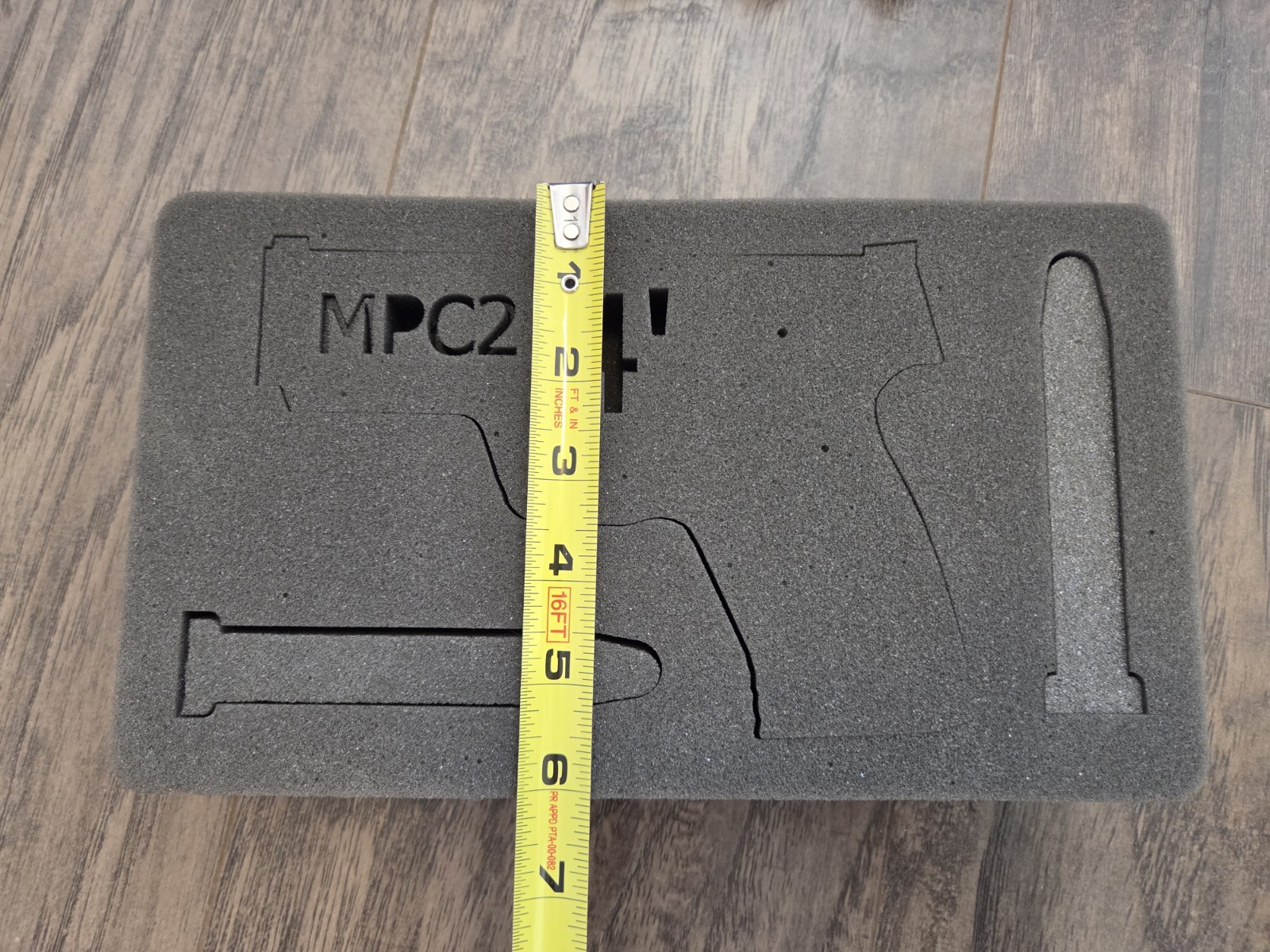 S&W M&P 2.0 compact 4" Foam Insert for Pelican 1170