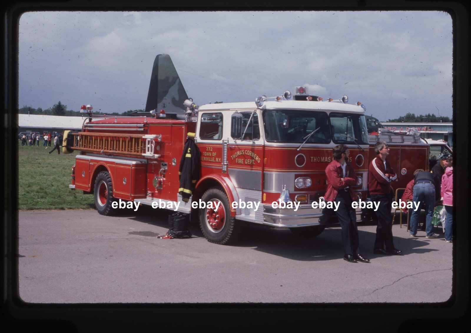 Thomas Corners FD Glenville NY 1970s Hahn pumper Fire Apparatus Slide
