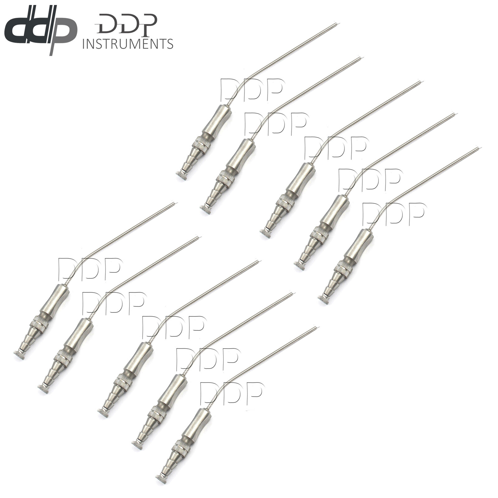 10 Pcs Surgical Frazier Tubes No. 10 Suction 3.33mm Diagnostic 7.6" Instruments