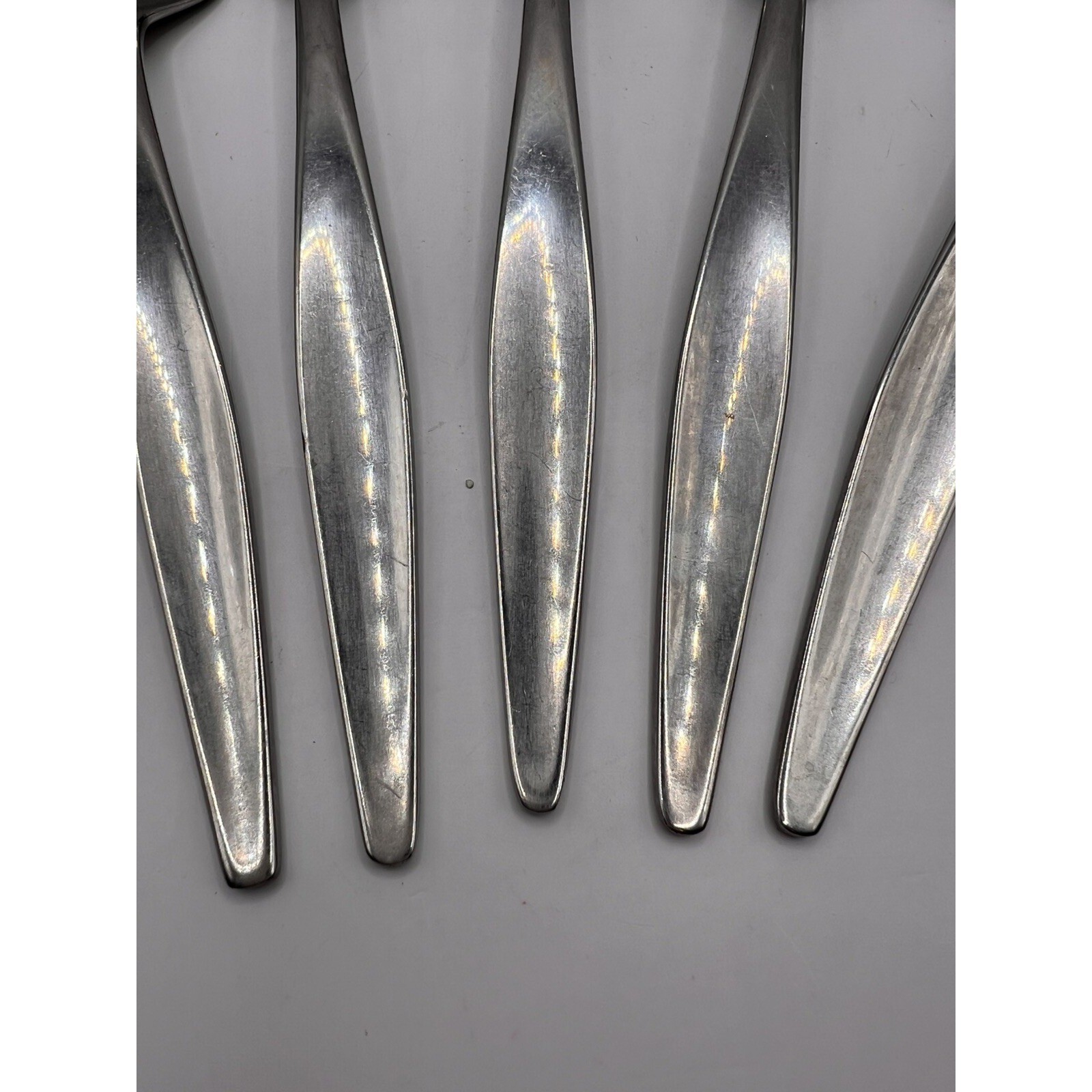 Vtg 4-Reed & Barton Serving Spoons + Serving Fork Stainless