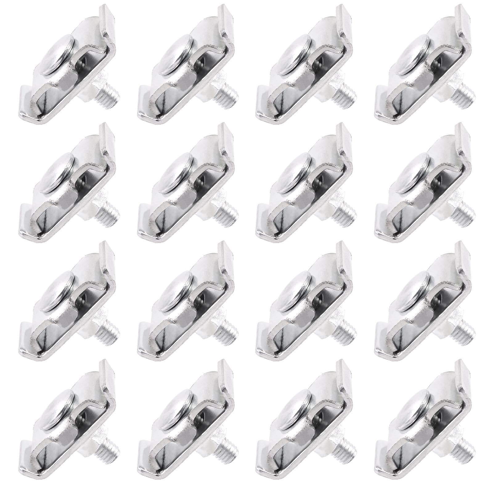 30Pcs Grid Wall Joining Clips Connectors Stainless Steel Gridwall Joining Con...