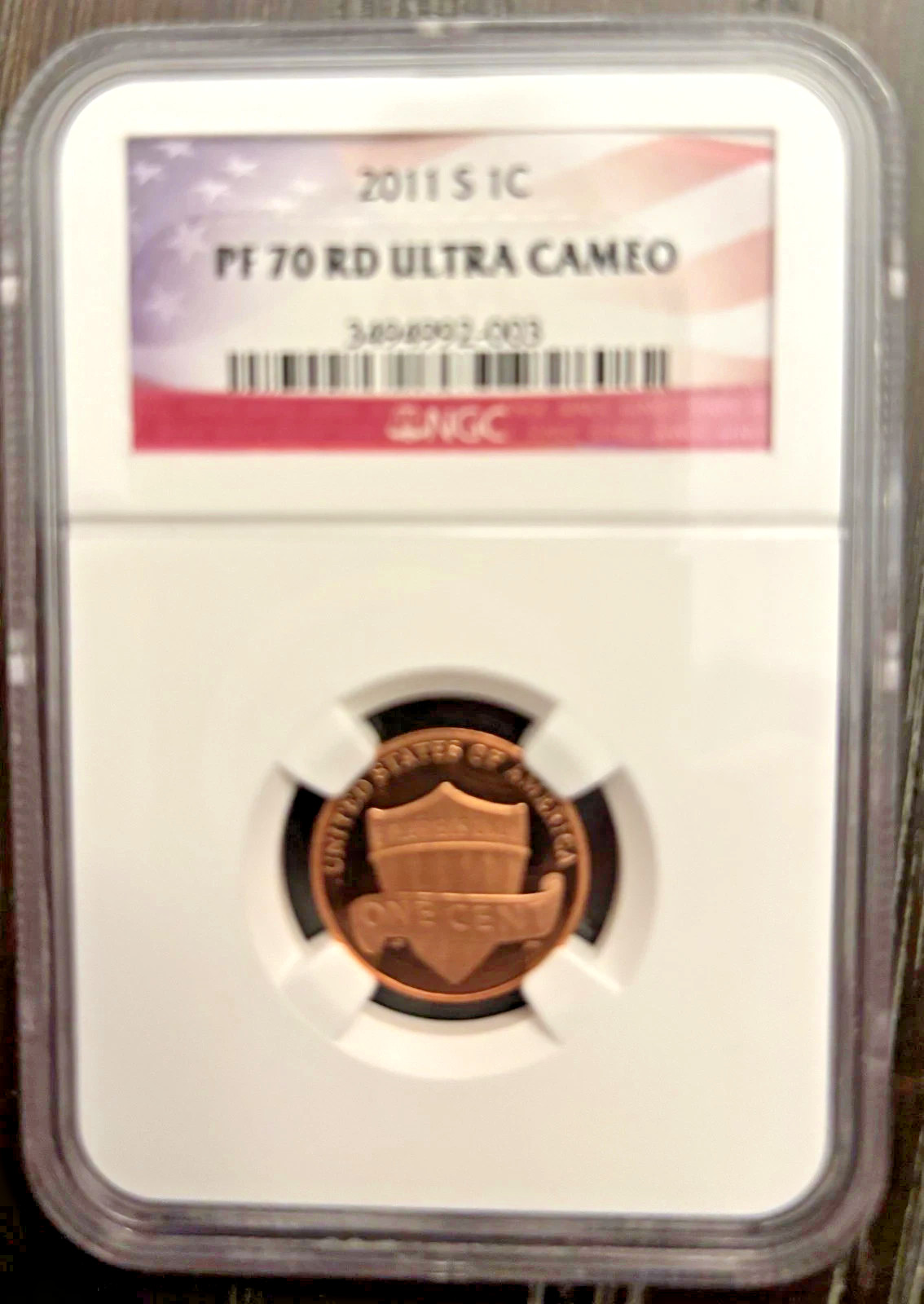 2011-S 1C Lincoln Shield NGC PF 70 RD ULTRA CAMEO-Perfect.