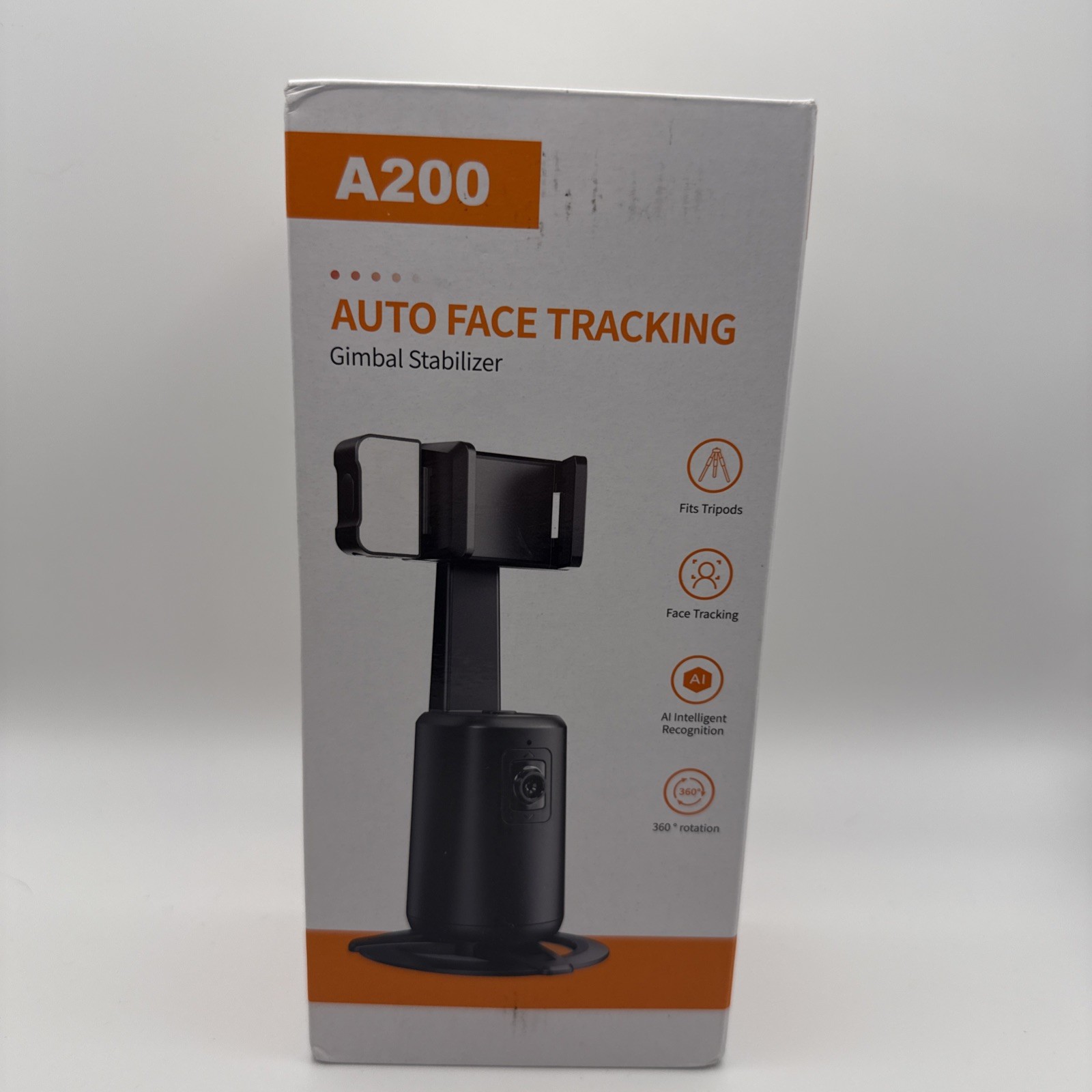 A200 Auto Face Tracking Gimbal Stabilizer - 360° Rotation with Face Recognition