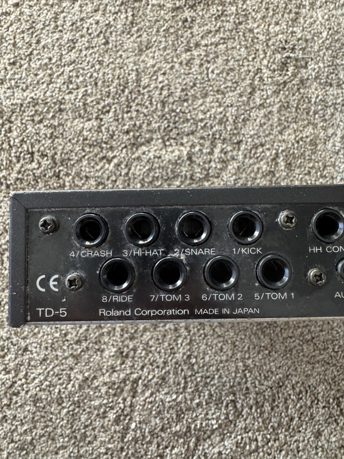 Roland Percussion Sound Module TD-5 Drum Trigger Unit Tested Japan