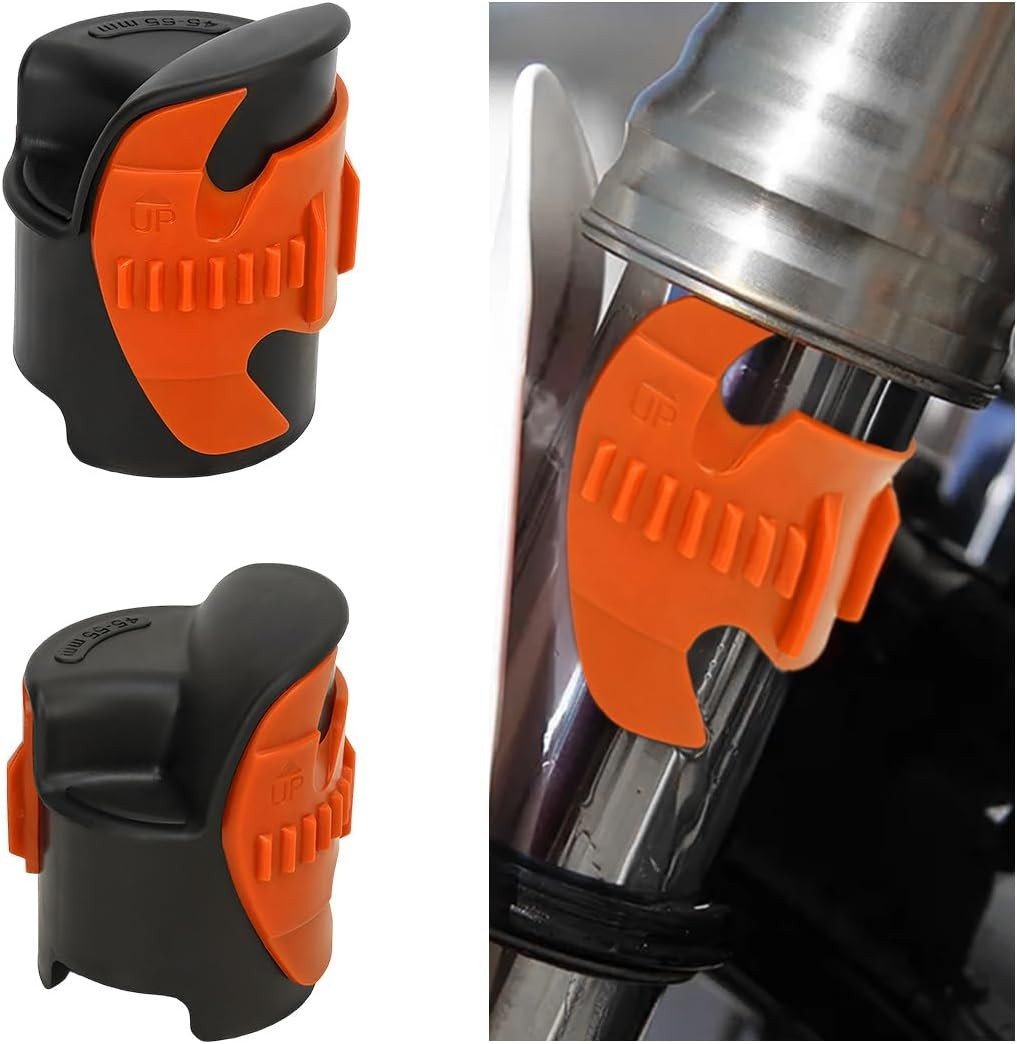 2 PCS Motorcycle Fork Seal Cleaner Tool, Front Fork Seal Cleaner Removal 45-55mm
