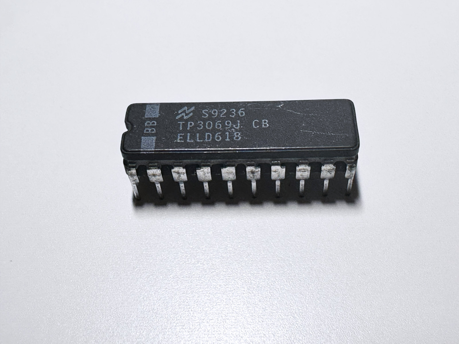 1X TP3069J NSC Enhanced Serial Interface CMOS CODEC Filter Combo A Law CDIP-20