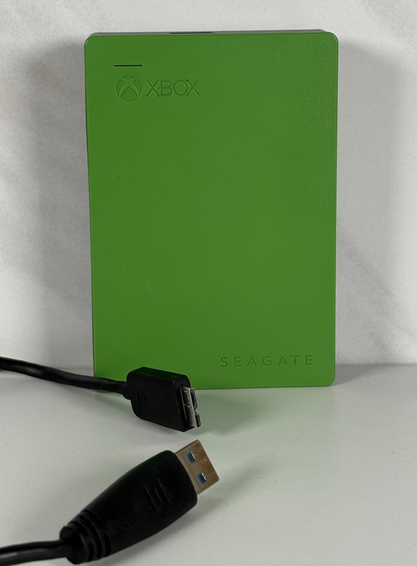 Seagate 4TB External Hard Drive - Green (SRD0NF1) For Xbox One, X/S - With Cord