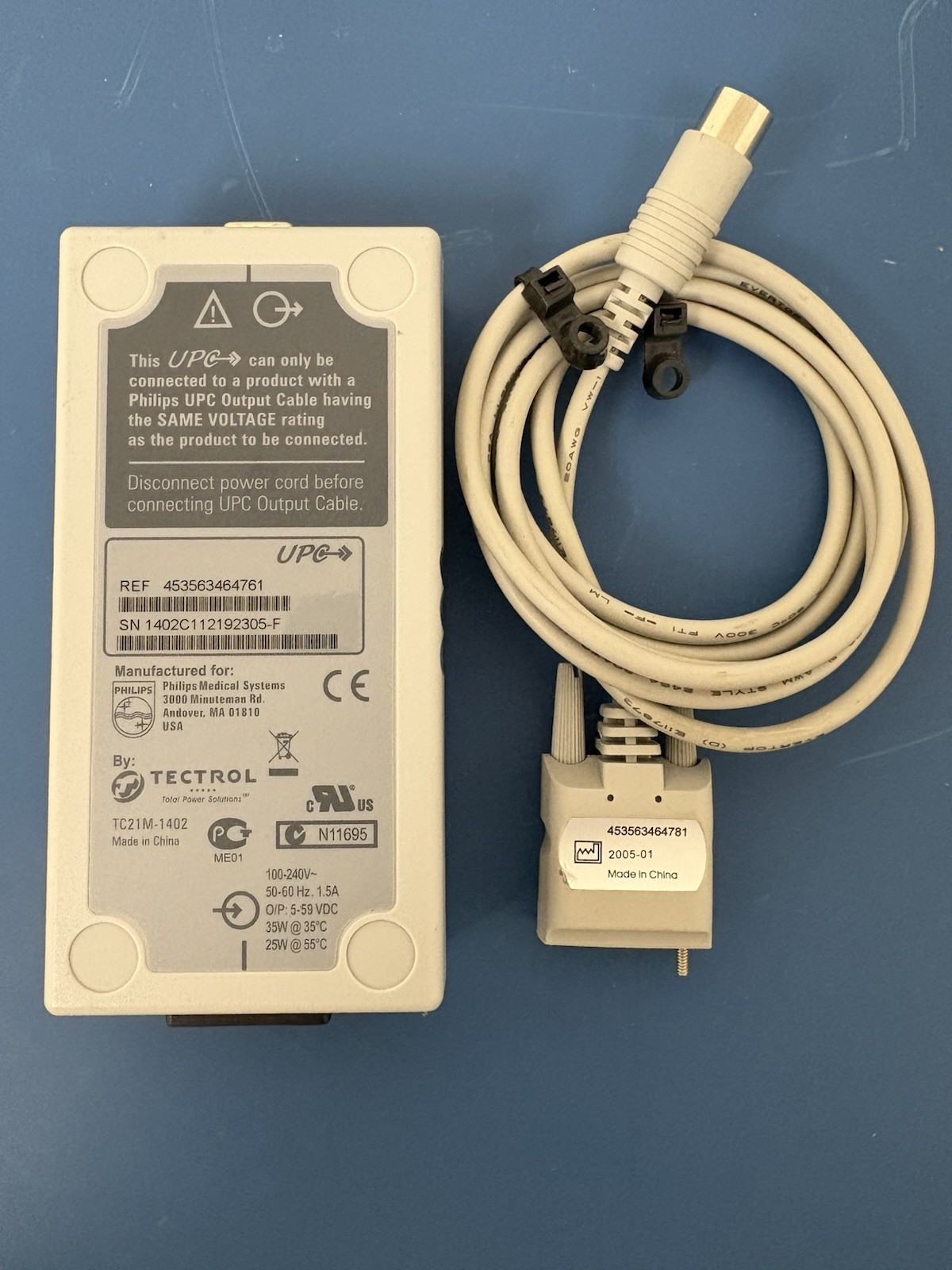 Philips 453563464761 Medical Power Supply W/ Cable