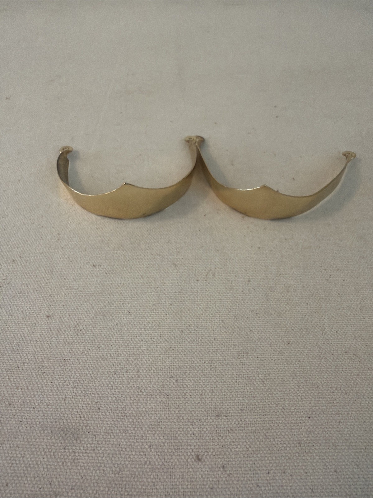 Gold Tone Solid Heel Cap NEW