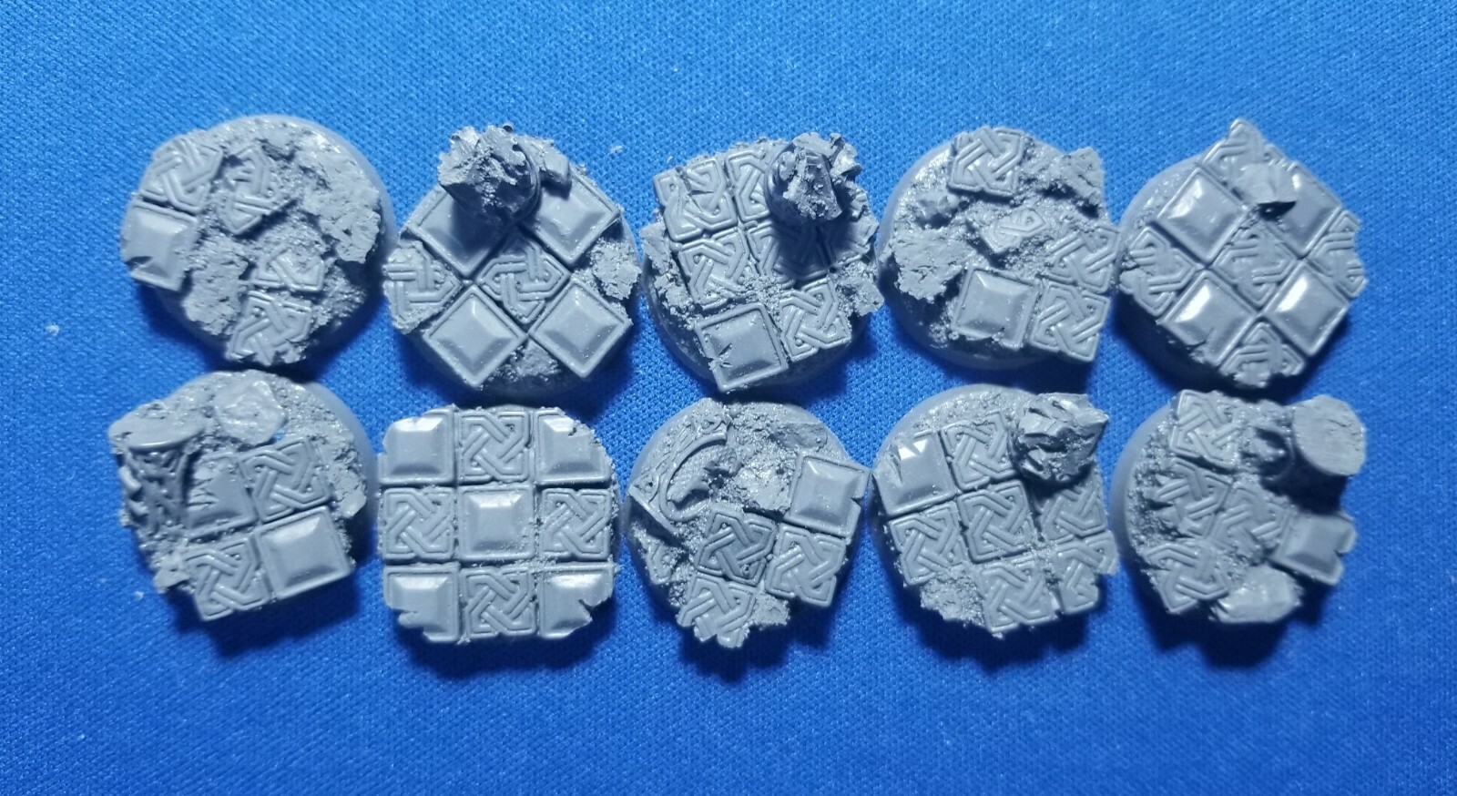 Warhammer 40k Elrik's Hobbies Terrain Celtic Ruins 25mm bases