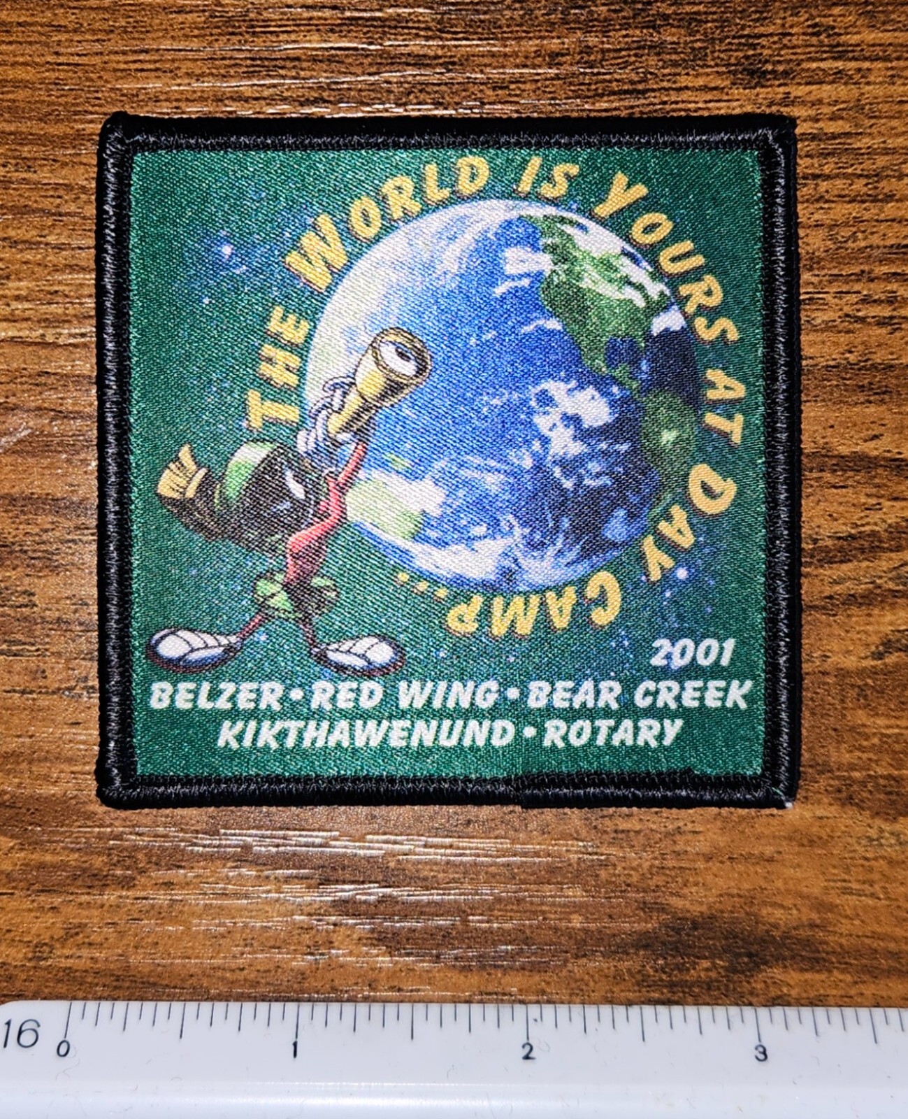 Central Indiana Council Camp Belzer 2001 Day Camp Boy Scout Space Patch