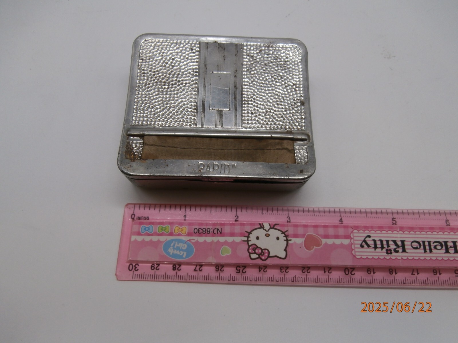 Vintage Rapid Silver Cigarette Rolling/ Cigarette Case