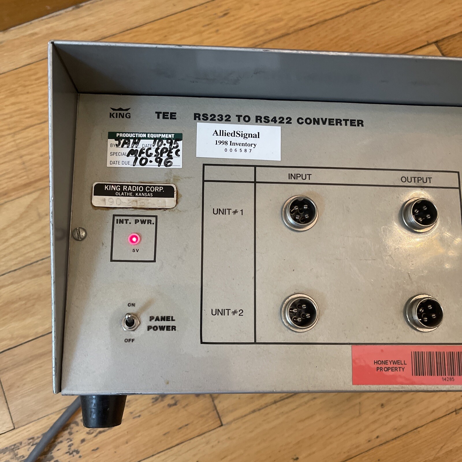 Bendix King Tee RS232 To RS422 Converter Avionics Test Equipment