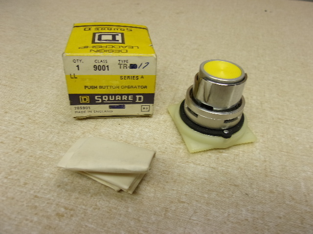 NEW Square D Push Button Operator Class 9001 TYPE TR-17 Series A *FREE SHIPPING*