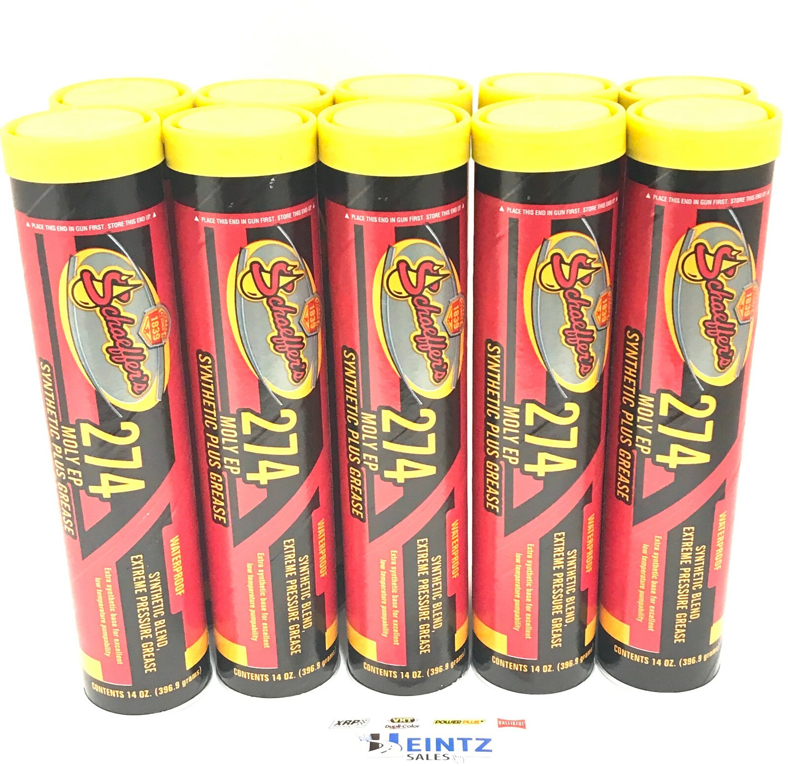 Schaeffer's 274-10 PACK Moly Extreme Pressure Synthetic Plus Waterproof Grease
