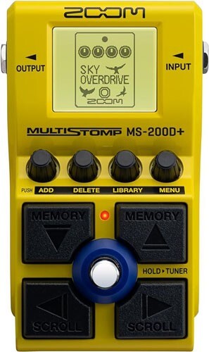 ZOOM Multi-stomp box Multi-effects MS-200D+
