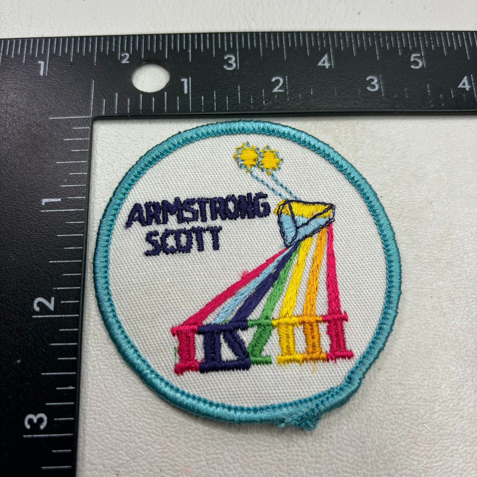 NASA Astronaut Space Mission GEMINI 8 Patch Neil Armstrong, Scott 49SA