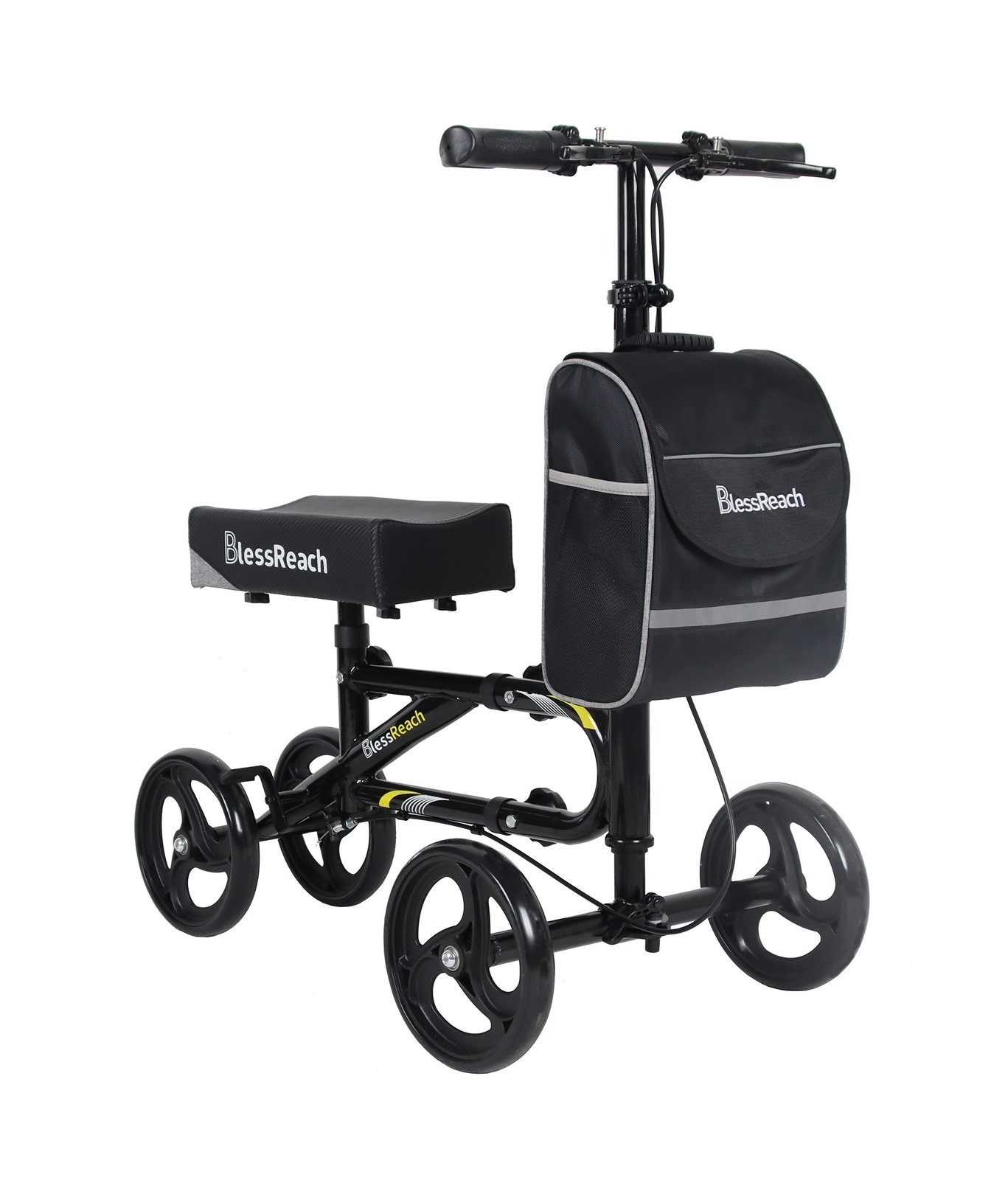 Economy Knee Scooter Steerable Knee Walker for Foot Injuries Compact Crutch A...