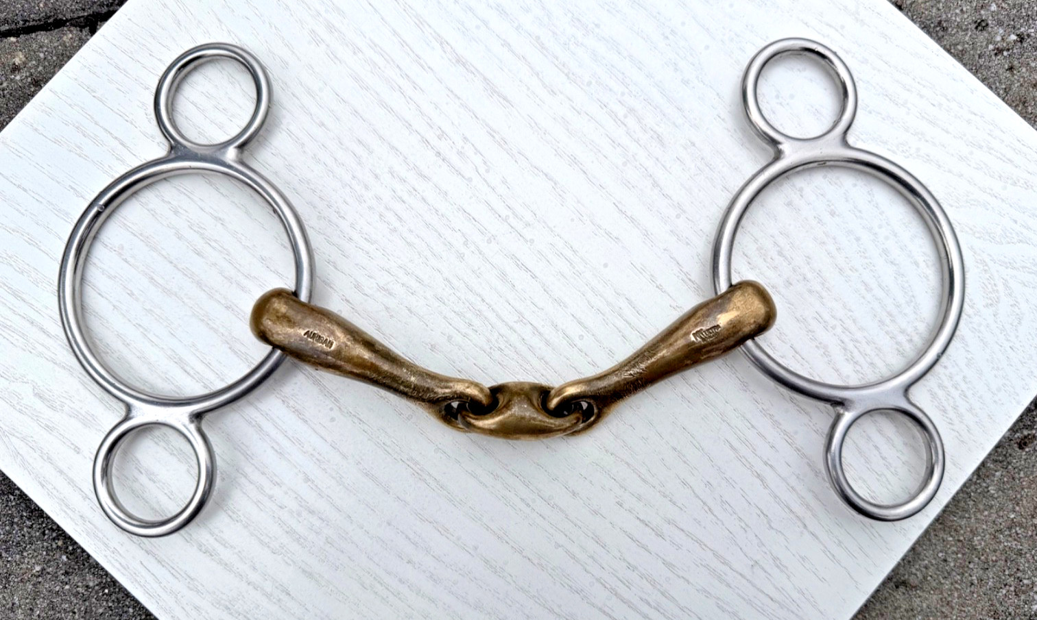SPRENGER KK Ultra 3-Ring Horse Bit ~ Mouthpiece: 5.5 in. AURIGAN 16 mm ~ Jumpers