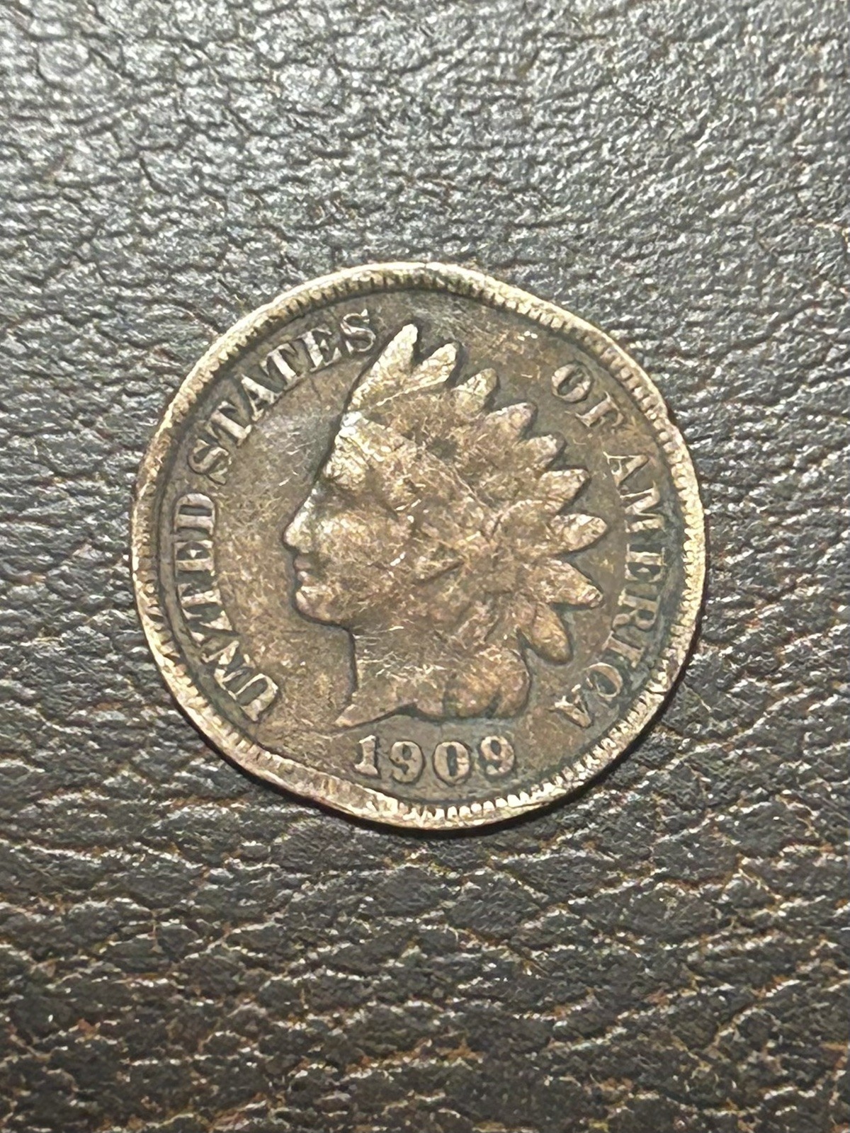 1909 Indian Head Cent VG/Fine Condition Semi Key Date Exact Coin Imaged #I47