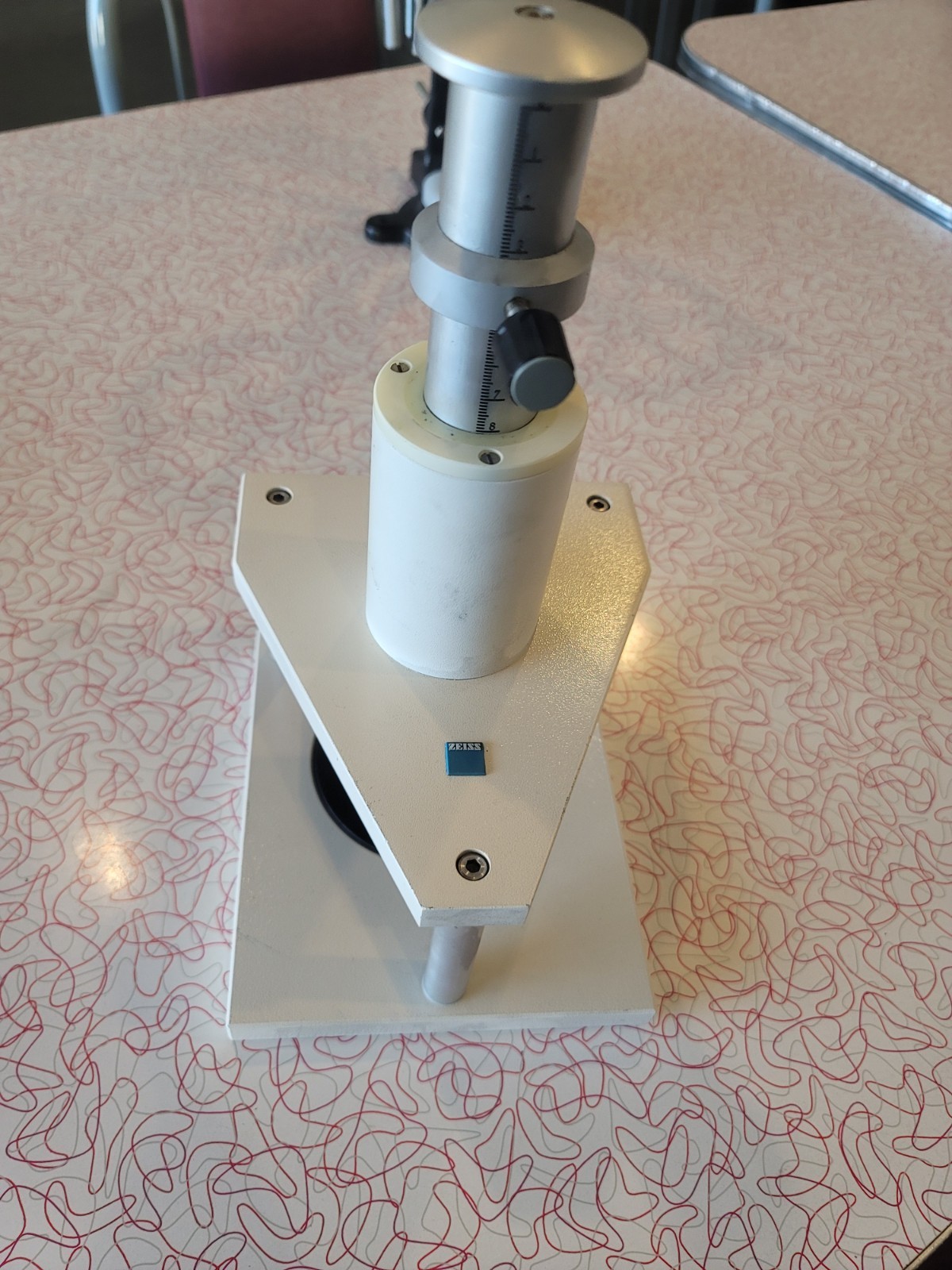 Zeiss No. 478962 Metallurgical Microscope Sample Leveling Hand Press