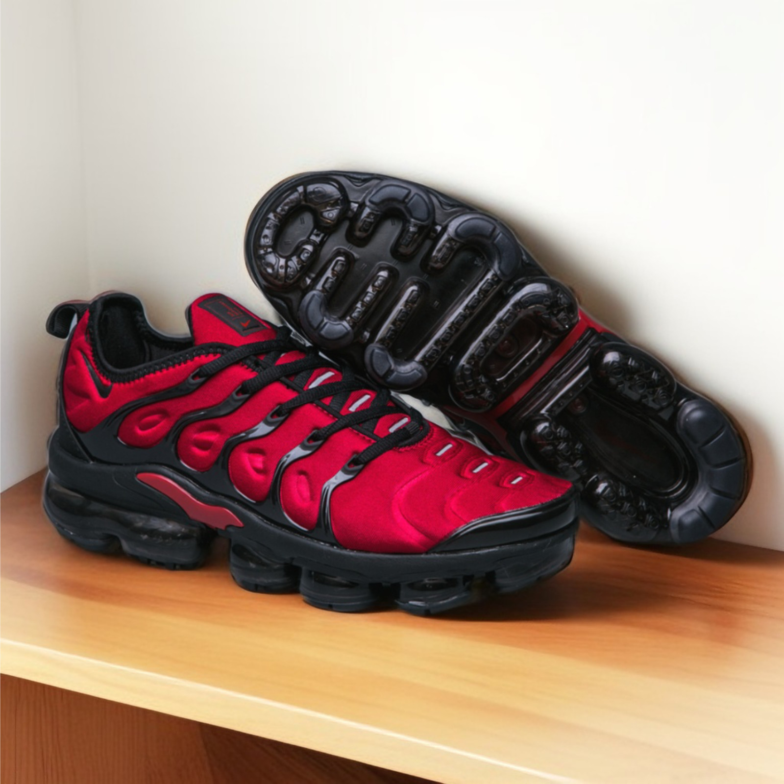 Size 7-12 NEW Nike Vapormax Plus TN Dark Red Men's Shoes free shipping