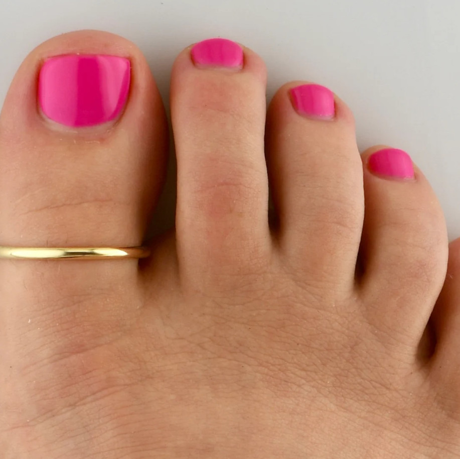 925 Solid Silver Adjustable Toe Ring For Women Birthday Gift Daily Wear Toe Ring